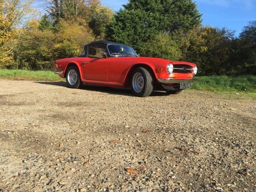 1973 Triumph TR6 CR uk homemarket injection  SOLD