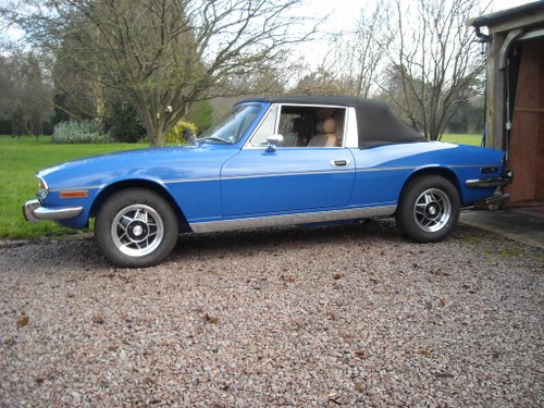 1977 TRIUMPH STAG MK2 MANUAL O/D TOTAL NUT AND BOLT REBUILD For Sale