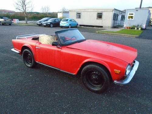 TRIUMPH TR6 2.5 LHD CONVERTIBLE(1973) MIMOSA!  SOLD