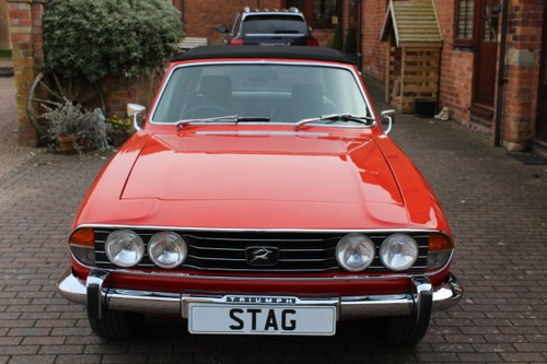 Triumph Stag Mk11 1973 Auto in Red.    ((Sorry Now Sold)) For Sale