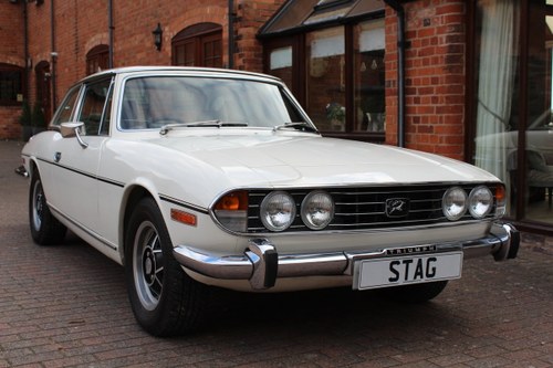 1977 Triumph Stag Mk11 Manual in White. SOLD MORE IN STOCK SOON  For Sale