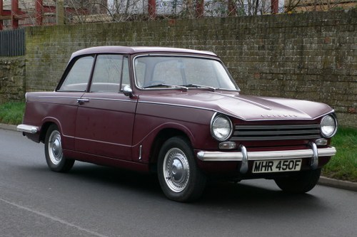 1968 Triumph Herald 13/60 Saloon For Sale by Auction