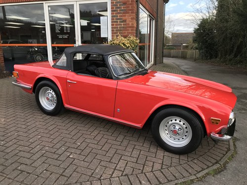 1975 TRIUMPH TR6 Pi (2 owners & just 23,000 miles from new) SOLD