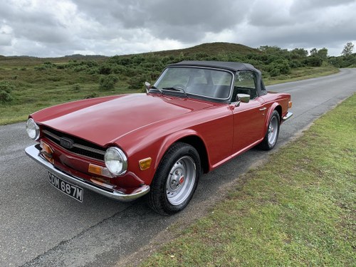 1974 Triumph TR6 O/D Stunning Condition For Sale by Auction