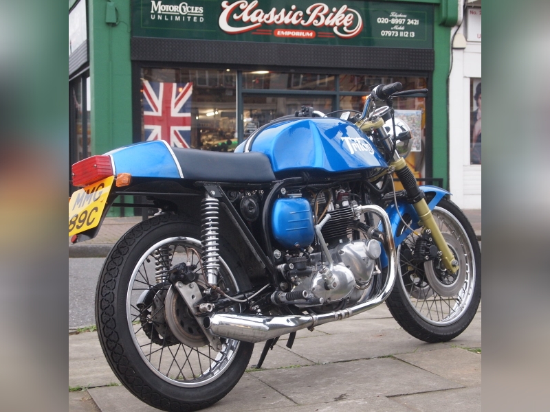 Triumph T140 Triton Cafe Racer. RESERVED FOR NORMAN.