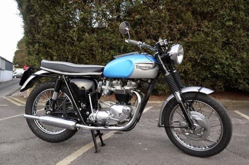 1966 Triumph T120 Bonneville Restored Matching Numbers SOLD