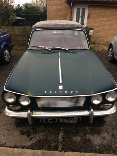 1966 Triumph Vitesse 6 cylinder with overdrive SOLD