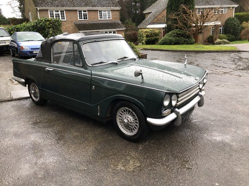 1970 Triumph Vitesse MK2 Factory convertible from HCC SOLD