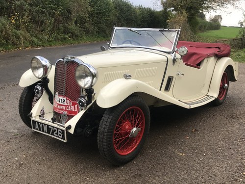 1934 Triumph Gloria Monte Carlo Sports Tourer VERKAUFT