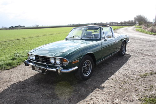 TRIUMPH STAG. 1971. MANUAL GEARBOX WITH OVERDRIVE. VERKAUFT