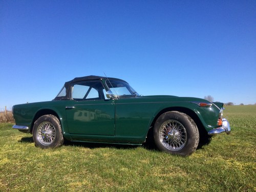 1967 TR4a IRS in nice condition. For Sale