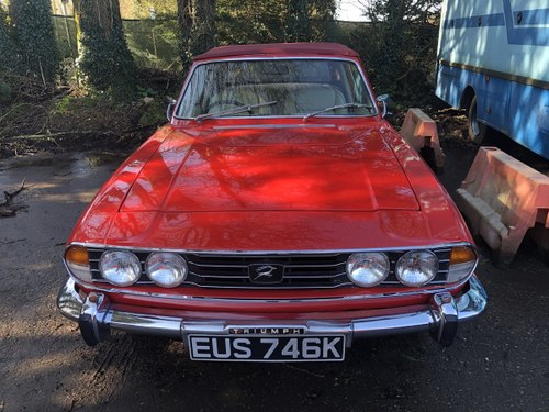 1972 MK 1 Triumph Stag Automatic in Signal Red. For Sale