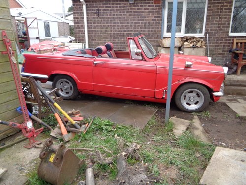 1971 Triumph herald convertible v6 ford o/d  For Sale
