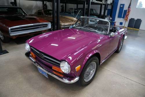 Orig California owner 1973 Triumph TR6 with 33K orig miles SOLD