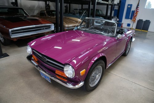 Orig California owner 1973 Triumph TR6 with 33K orig miles VENDUTO