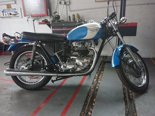 1971 TRIUMPH 650 Trophy TR6P. Matching numbers SOLD