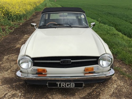 1972 TR6 1973 GENUINE UK 150BHP CAR WITH OVERDRIVE VENDIDO