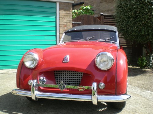 1954 Tr2 small mouth with overdrive. In vendita