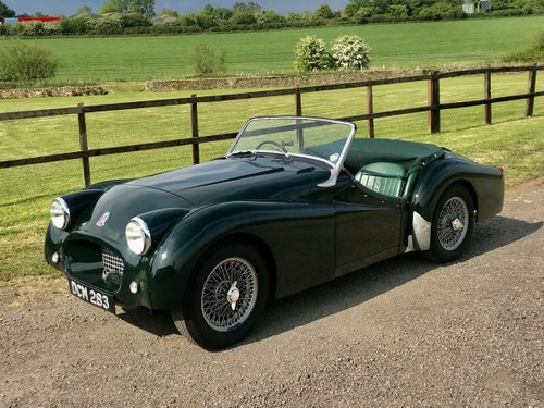 1954 TRIUMPH TR2 with Overdrive Original RHD For Sale