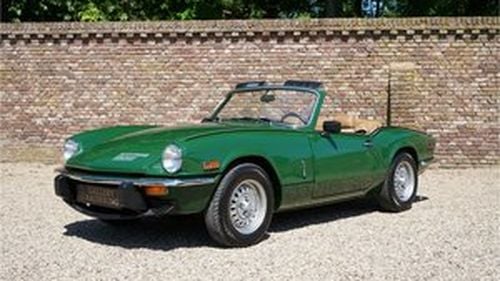 Picture of 1979 Triumph Spitfire 1500 only 3.966 miles, factory new conditio - For Sale