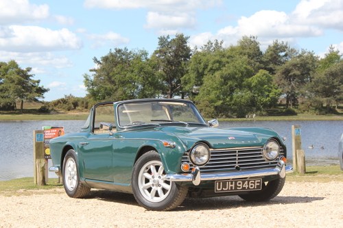 1967 Triumph TR4a IRS surrey top Original UK RHD  SOLD