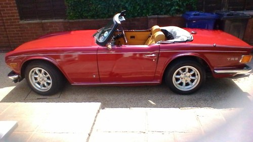 1975 Triumph TR 6 Genuine RHD car with overdrive SOLD