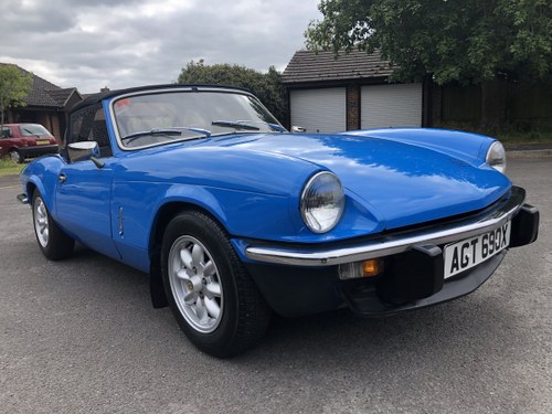 1981 X Triumph Spitfire 1500   last owner 19 years SOLD