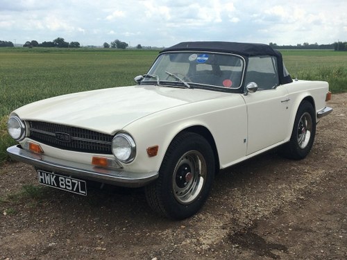 TR6 1972 GENUINE RHD 150 BHP CAR WITH OVERDRIVE SOLD