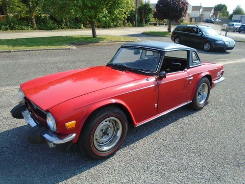 TRIUMPH TR6 2.5 OVERDRIVE LHD CONVERTIBLE(1974)  SOLD
