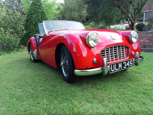 1957 Triumph TR3 RHD front disc brakes SOLD