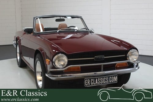 Triumph TR6 Cabriolet 1972 Burgundy red For Sale
