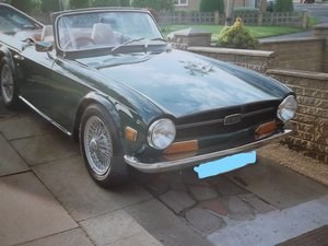 1971 Excellent Triumph TR6 Rover Racing Green For Sale