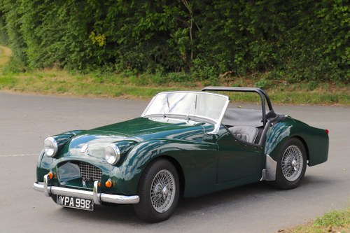 Triumph TR2, 1955.  Superb example in British Racing Green SOLD