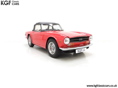1973 A Matching Numbers UK Triumph TR6 PI with 57,234 Miles SOLD