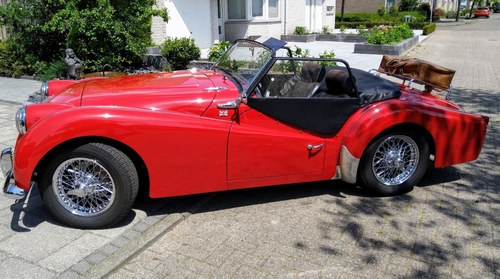 1960 Triumph Rood TR3A Oldtimer For Sale