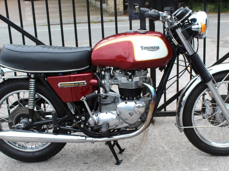 1975 Triumph T140V Bonneville UK Bike Matched Numbers