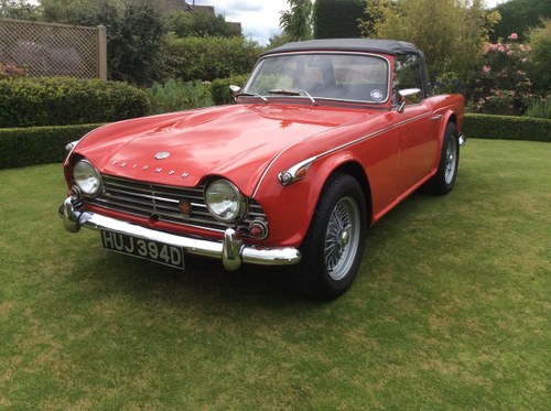 1966 Triumph TR4A IRS in Signal Red  For Sale