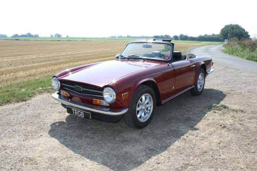 1972 TR6 1973 ORIGINAL UK FUEL INJECTED CAR WITH OVERDRIVE SOLD