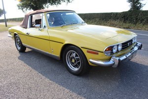 1973 Triumph Stag Automatic Finished Mimosa Yellow SOLD