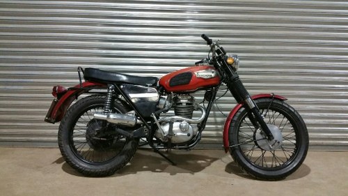 1968 TRIUMPH TROPHY 250 (TR25W) RUNNING PROJECT V5C & HISTORY  For Sale