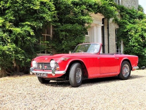 1967 TR4A IRS Signal Red For Sale