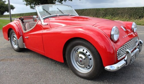 1958 Triumph TR3A With Overdrive and Rack And Pinion Steerin For Sale