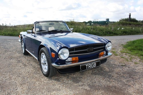 TR6 1973. ORIGINAL UK FUEL INJECTED CAR WITH OVERDRIVE,  SOLD
