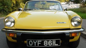 1972 TRIUMPH SPITFIRE MK1V JUST 2 OWNERS 19,319 MILES FROM NEW SOLD