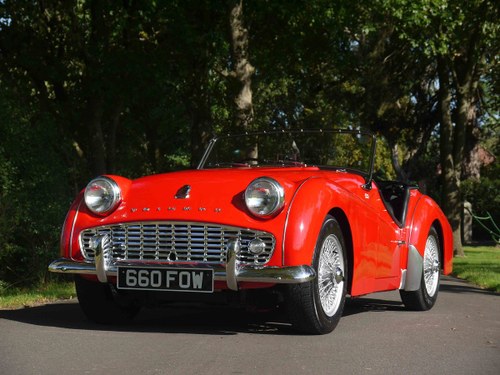 1958 Triumph TR3A - Show winning roadster! For Sale