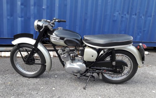 1959 Triumph Tiger Cub running and in good order. SOLD