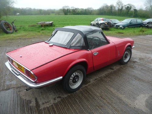 1975 Triumph spitfire 1300 with overdrive SOLD
