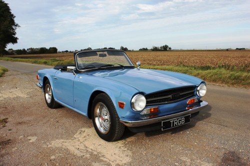 TR6 1973 (BUILT 1972) EXCEPTIONALLY EARLY CR SERIES CAR VERKAUFT