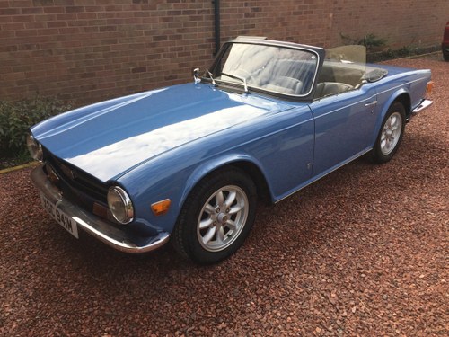 1974 French Blue Tr6 For Sale