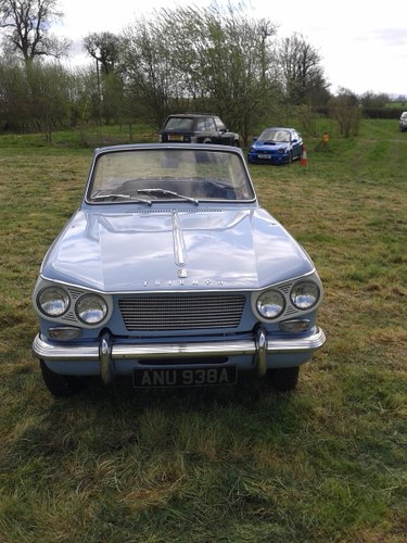 1963 Lovely Triumph Vitesse 1600 Three owners For Sale